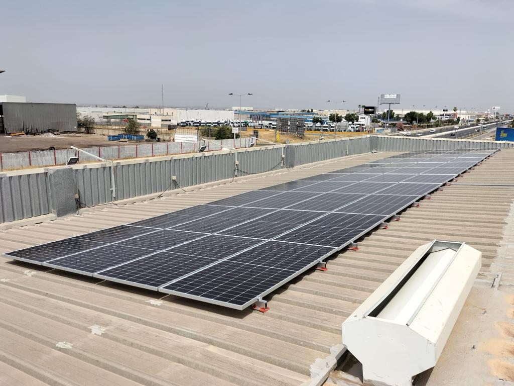 Instalación fotovoltaica industrial para autocosumo
